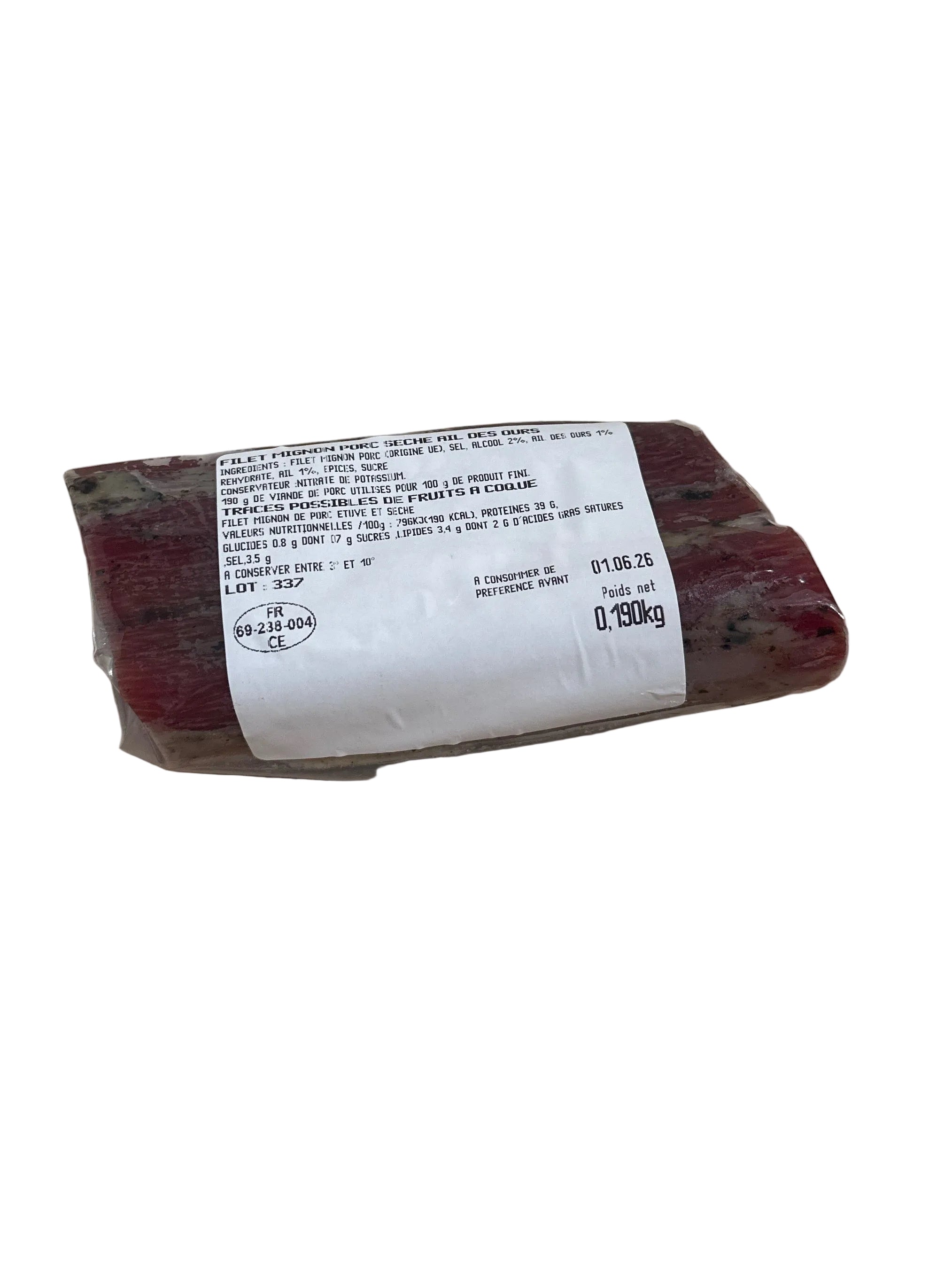 FILET MIGNON PORC SECHE AILS DES OURS