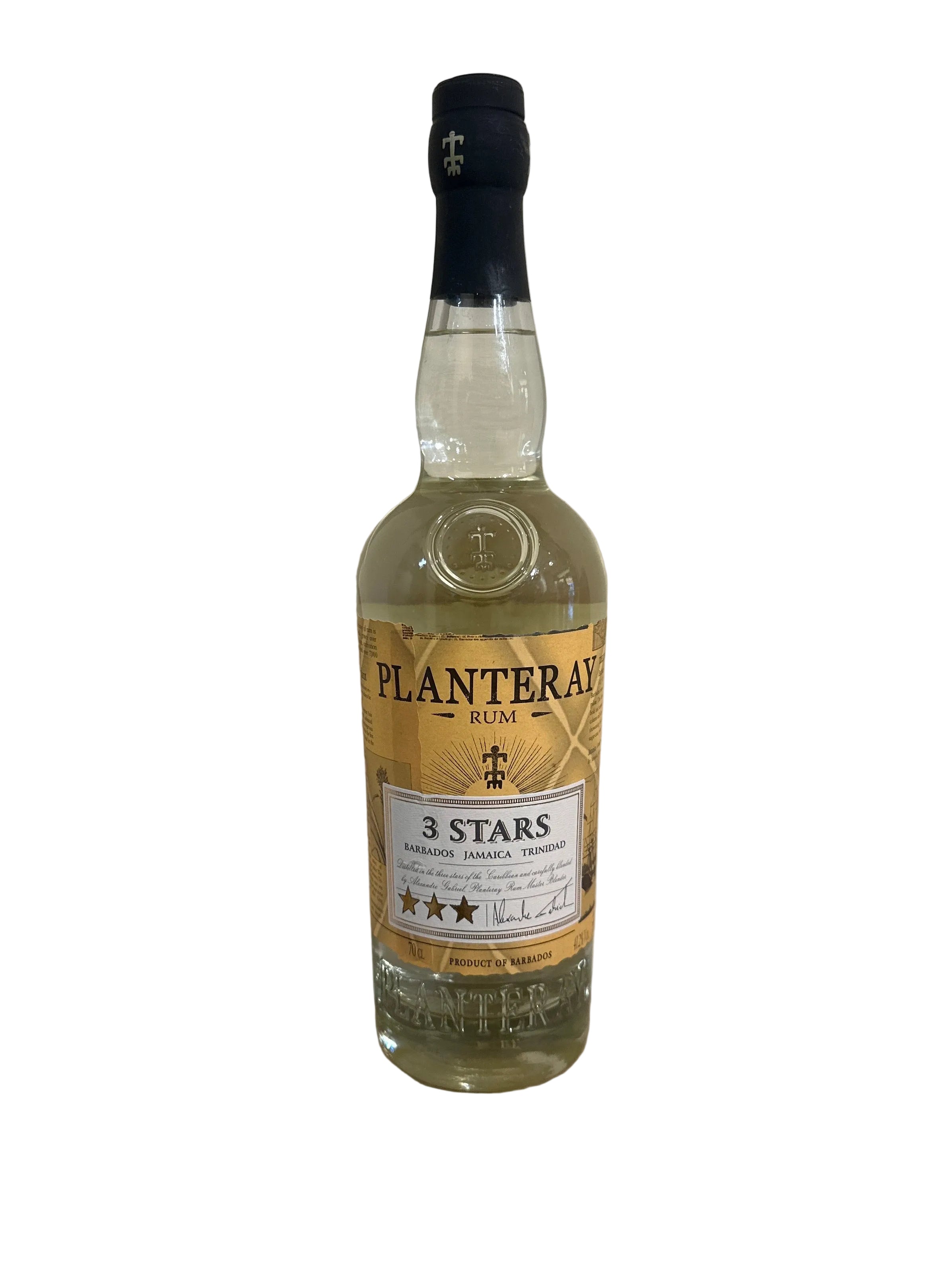 PLANTATION RUM THREE STARS WHITE RUM 70cl