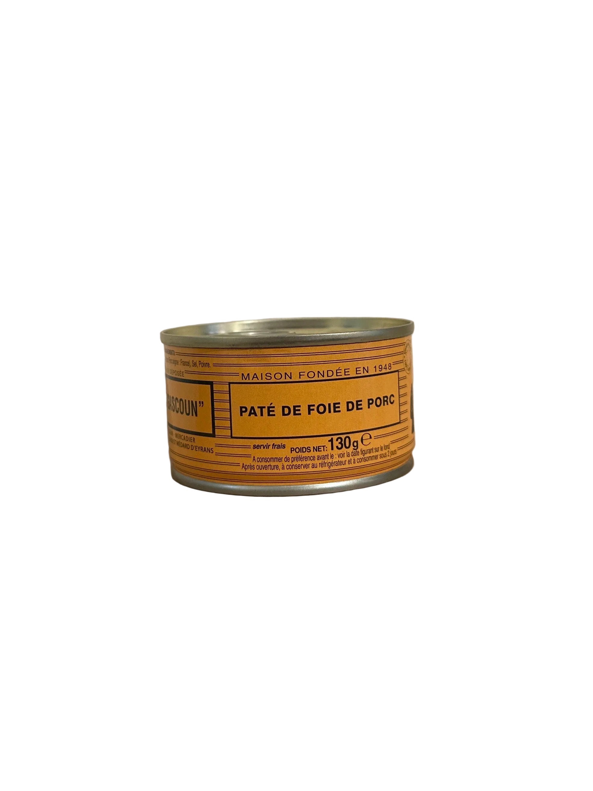PATE DE FOIE DE PORC LOU GASCOUN 130g