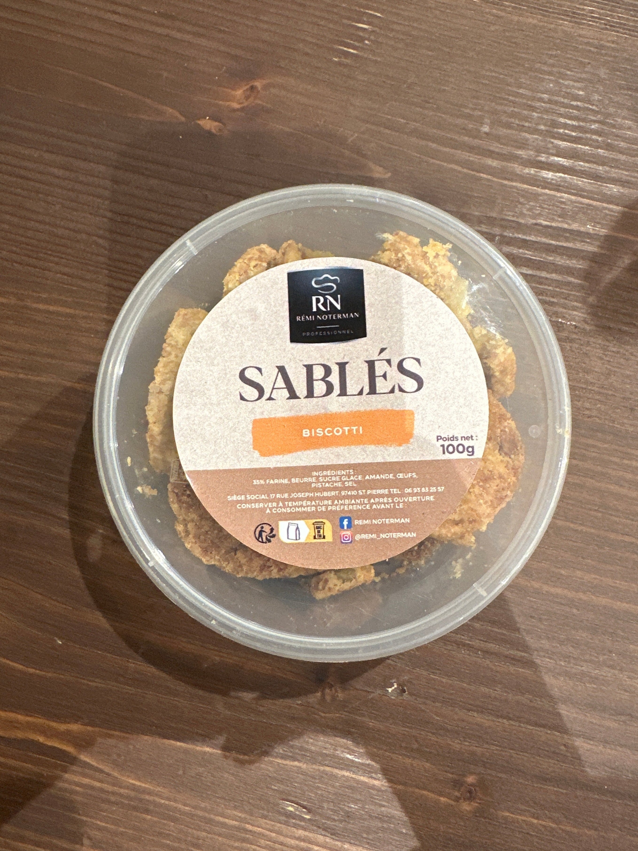 SABLÉS SUCRÉS BISCOTTI