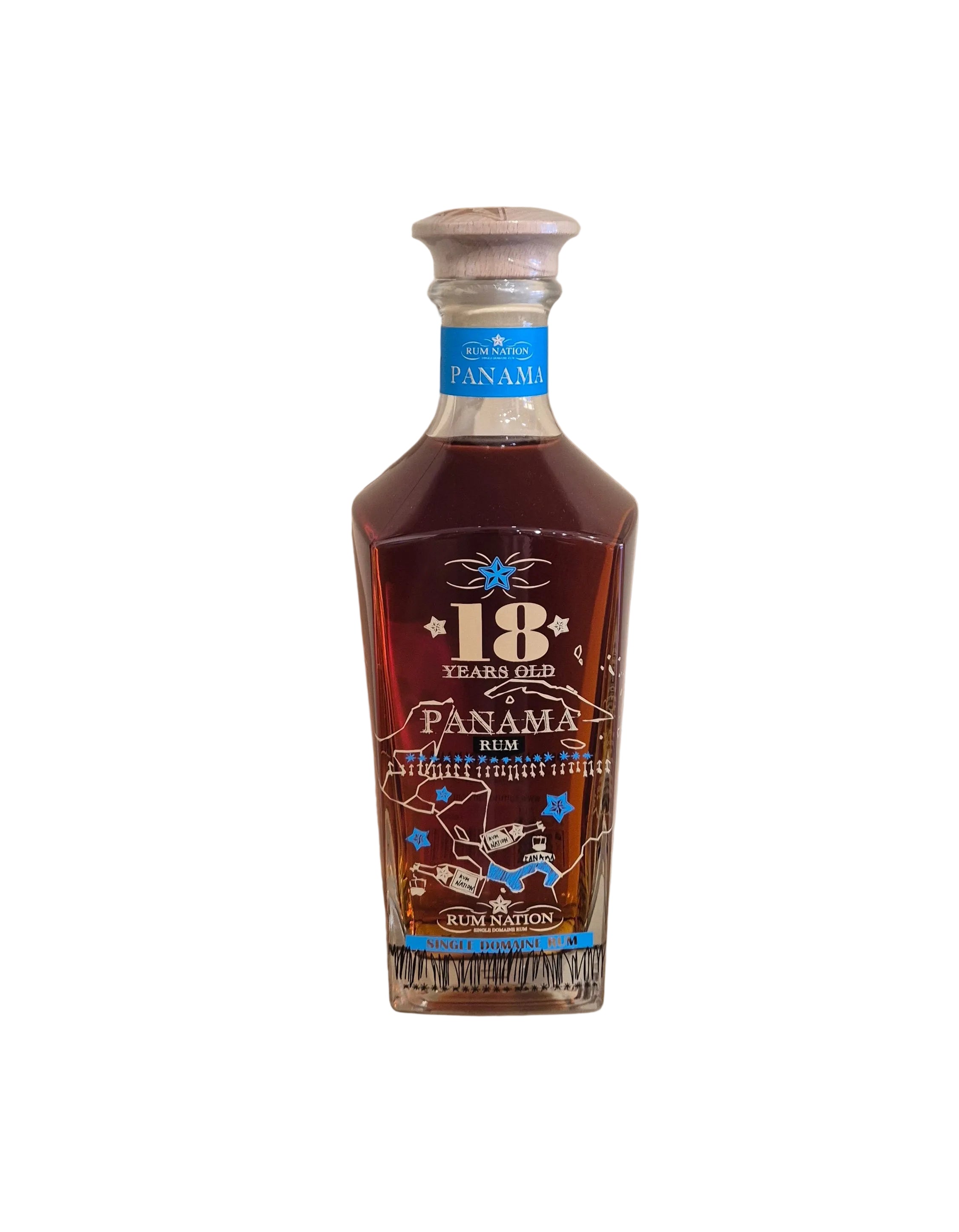 RUM NATION 18 ANS PANAMA DECANTER