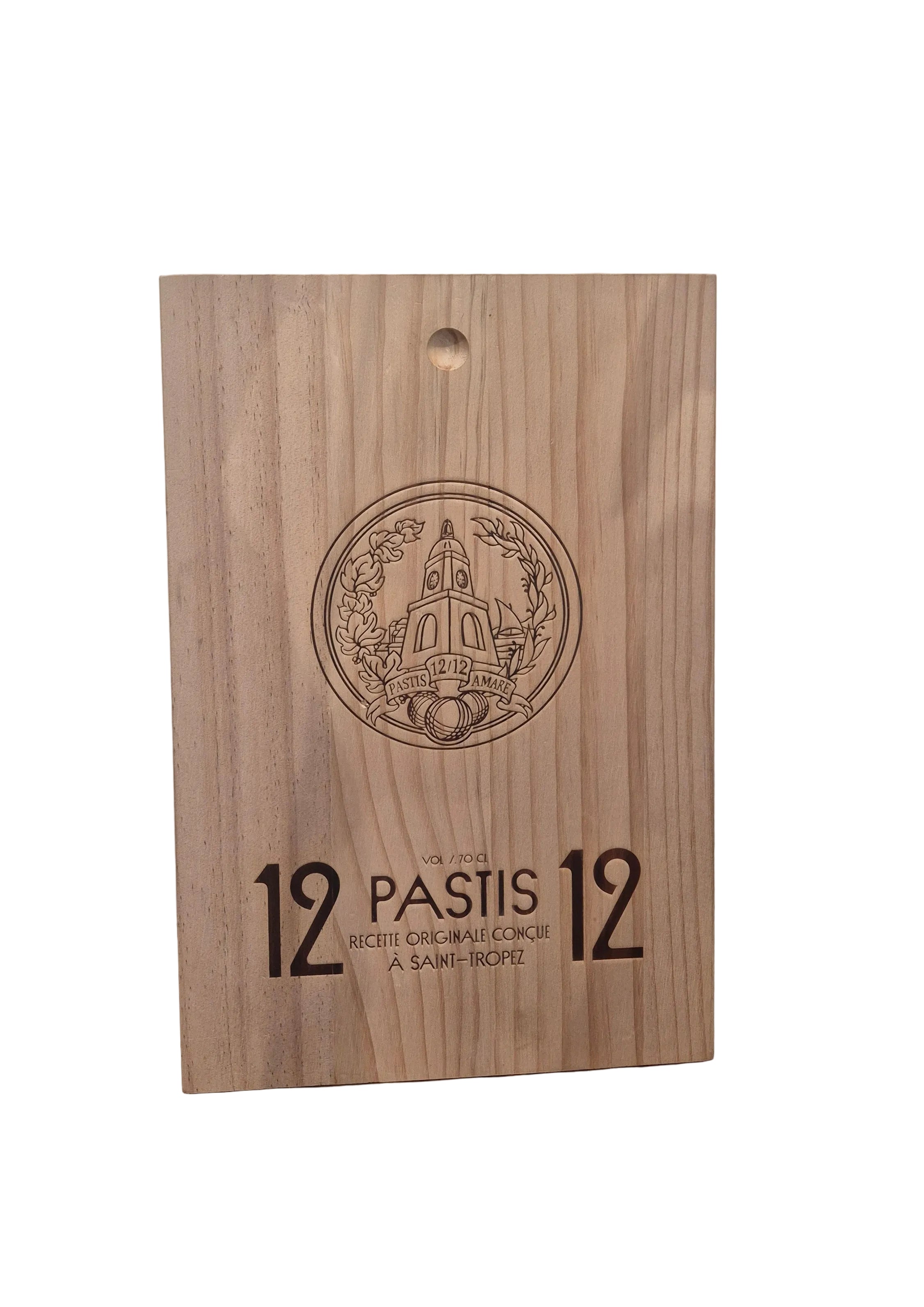 Coffret en bois pastis 12/12