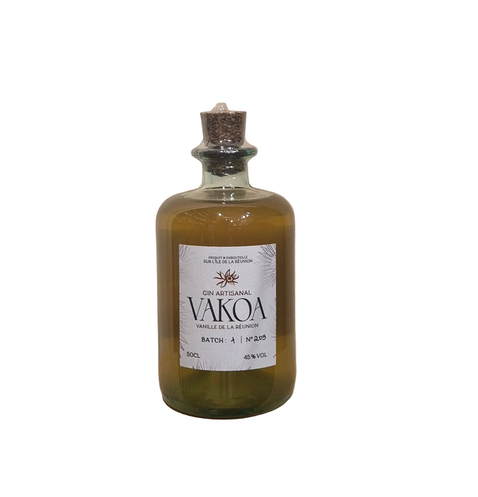 GIN VAKOA A LA VANILLE BLEU 50cl édition limitée