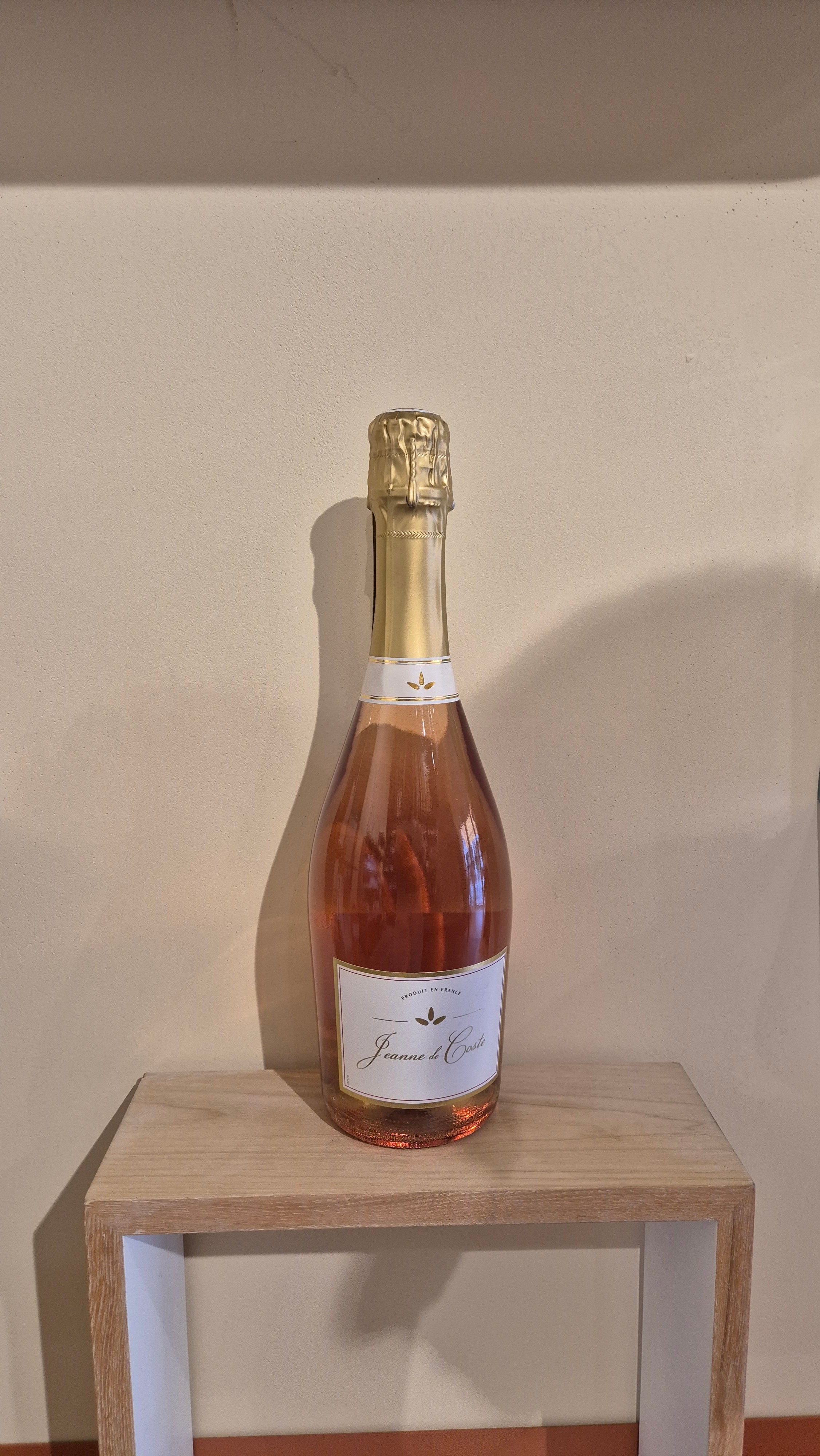VIN MOUSSEUX JEANNE DE COSTE BRUT ROSE