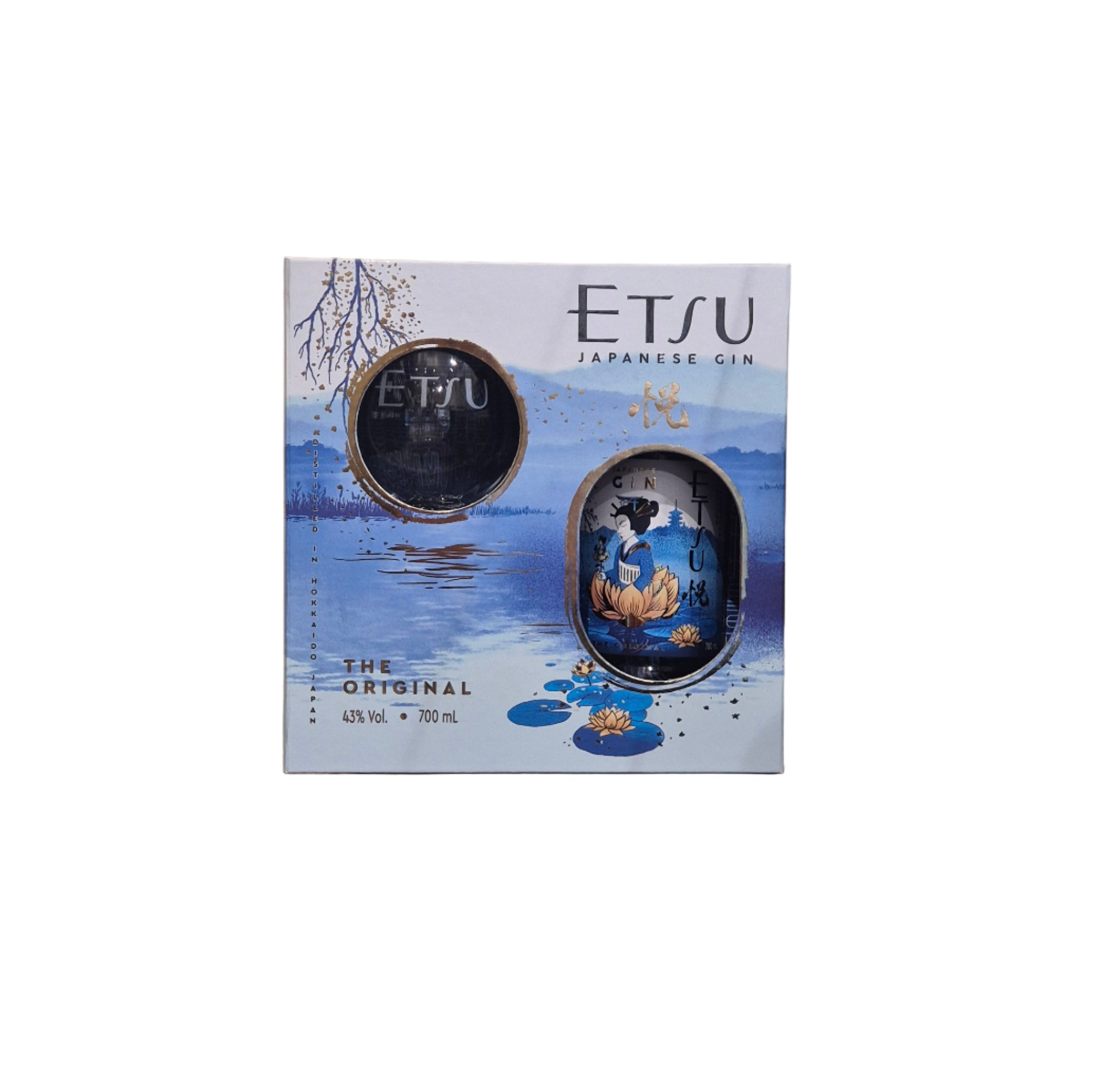 ETSU COFFRET BOUTEILLE + VERRE