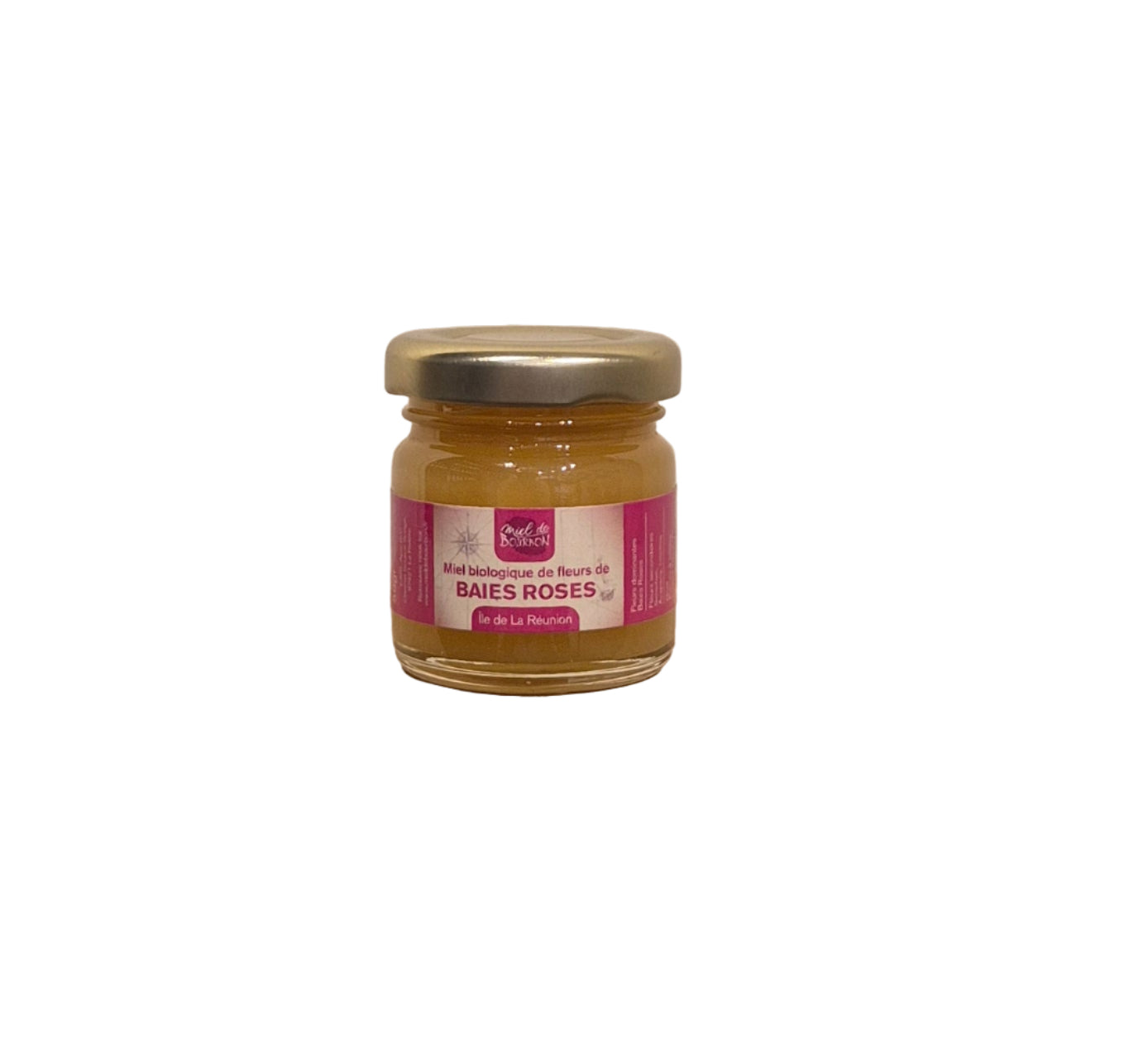 Miel bio de fleurs de BAIES ROSES 50g
