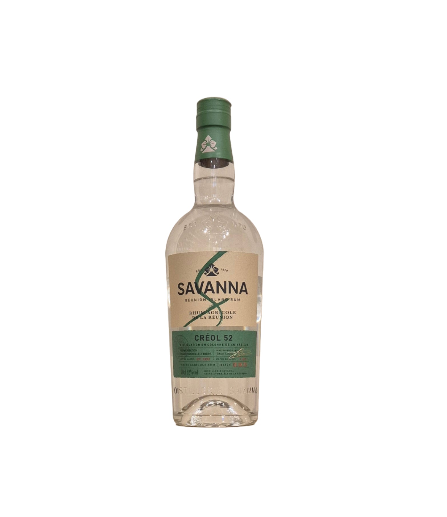 SAVANNA CREOL 52° Rhum Agricole
