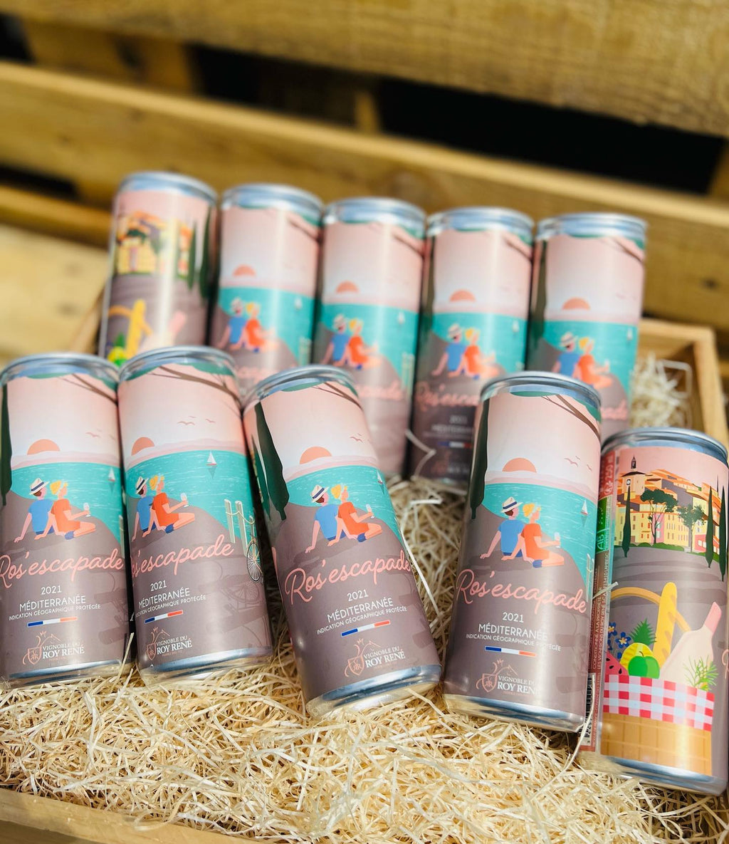 Ros' Escapade - Vin Rosé IGP Méditerranée en Canette x24